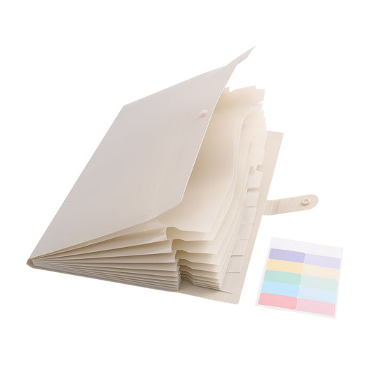 LGCASL Expanding File Organizer with 8/12 Pockets Accordion File Folders with Labels Portable Document Paper Bill Receipt Organizer Home College Schǒ-ǒl Letter Size twelve D