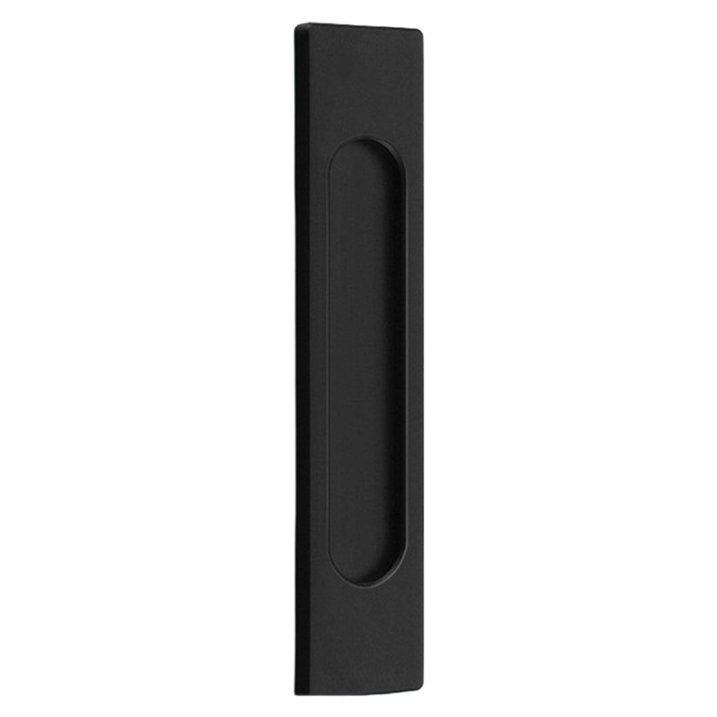 LGCASL No-Drill Sliding Door Handle, Square Matte Black Stick Sliding Door Pulls Aluminum Alloy Flush Pull Punch Free Handle for Sliding Door Cabinets Barn Doors M