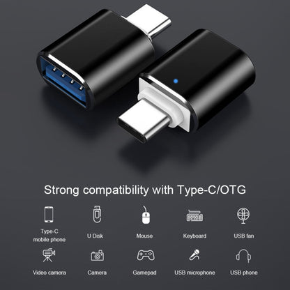 PLGEBR 2 Pack USB C to USB 3.0 Adapter, Type C Male to USB Female Adapter OTG for MacBook Pro/Air and Other Type C Devices Black
