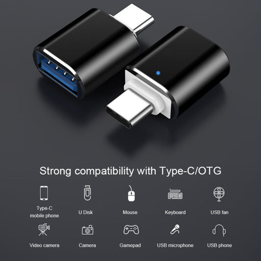 PLGEBR 2 Pack USB C to USB 3.0 Adapter, Type C Male to USB Female Adapter OTG for MacBook Pro/Air and Other Type C Devices Black