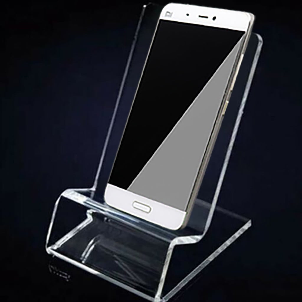 Mobile phone holder Mobile Holder Phone Stand Acrylic Display Rack Bracket Transparent Clear Mount Kitchen，Dining & Bar Rack Clear