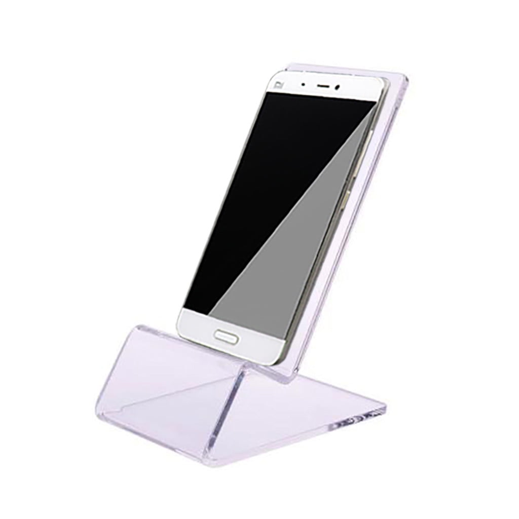 Mobile phone holder Mobile Holder Phone Stand Acrylic Display Rack Bracket Transparent Clear Mount Kitchen，Dining & Bar Rack Clear