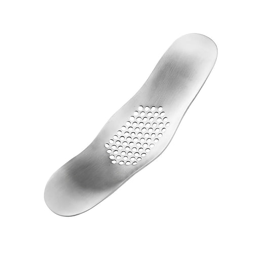 JWDX Garlic Press Clearance! Press Mincer Steel Chopper Rocking Peeler Stainless Crusher Garlic Tool Tools Home Improvement, Garlic Press Promotion Include 1 Stainless Steel Garlic and Ginger Grater AS shown