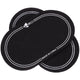 Ortofally 2Pcs Bass Drum Patch Double Drum Pedal Patches Drum Pads Sticker for Drum Percussion Accessories 9.20X4.20X3.90CM Black