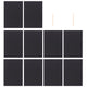 2 Pack of 10pcs Scratch Paper Scratching Drawing Paper Black Scratch Crafts Notes Boards Scratch Supplies 30X21cm Black