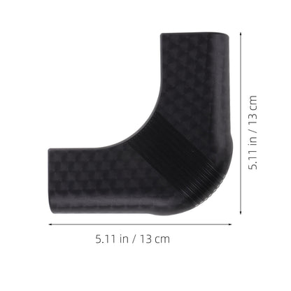 Worgeous 2 Pcs Pool Table Corner Protector Cover Billiard Guard Black