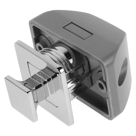 SWETRACE Push Button Locks 1Set For Rv Cabinet Latch Heavy Duty Silver Color