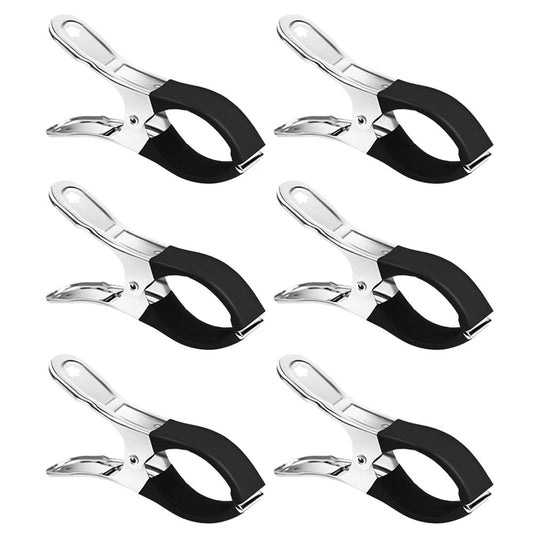 Windproof Pool Cover Clips 30Pcs For Above Ground And Hard Edged Pools-6Pcs Blue 6pcs black