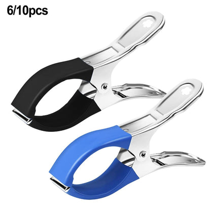 Windproof Pool Cover Clips 30Pcs For Above Ground And Hard Edged Pools-6Pcs Blue 6pcs black