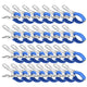 Windproof Pool Cover Clips 30Pcs For Above Ground And Hard Edged Pools-6Pcs Blue 30pcs blue