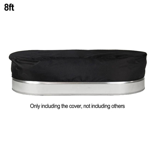4Ft/6Ft/8Ft Bathtub Cover Pool Hot Tub Cover Oval Reservoir Ice Bath Cover Tank Cover Oxford Cloth Waterproof Tank Pool Cover 8Ft 8'
