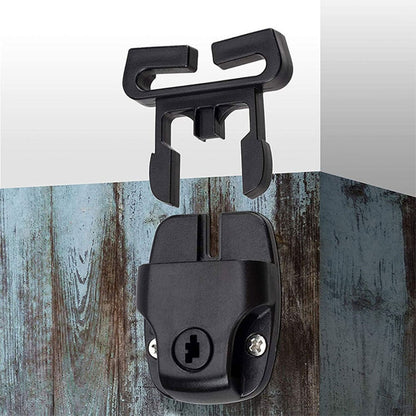 4 Set Spa Cover Latch Replacement Kit With Slots - Includes 4 Latches Tracks Keys & Screws For Hot Tub Cover Repair - Black Plastic