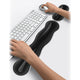 Gel Wrist Rest For Keyboard, Silicone Gel Keyboard and Mouse Wrist Rest Set, Cool Soft Ergonomic Wrist Rest, Relax Your Wrist, for Laptop Computer Office & Home Black