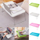 Foldable Lap Desks Laptop Tray for Bed or Couch,Portable Breakfast Serving Tray with Folding Legs, Vuyungers Lightweight Mini Lazy Small Table, Laptop Stand for Working, Reading and Writing Hot Pink