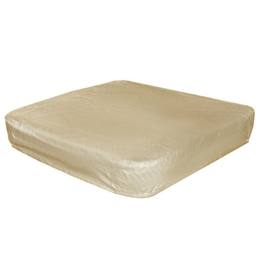 Square Hot Tub Cover - Outdoor Heavy Duty Protector for Patio Spas and Swimming Pools | Hard Covers For Hot Tub Waterproof Dust Cover for Hot Tubs, Jacuzzis, and Outdoor(Black -89.76x11.81") Beige-89.76x11.81"