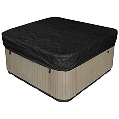 Square Hot Tub Cover - Outdoor Heavy Duty Protector for Patio Spas and Swimming Pools | Hard Covers For Hot Tub Waterproof Dust Cover for Hot Tubs, Jacuzzis, and Outdoor(Black -89.76x11.81") Black -86.61x11.81"