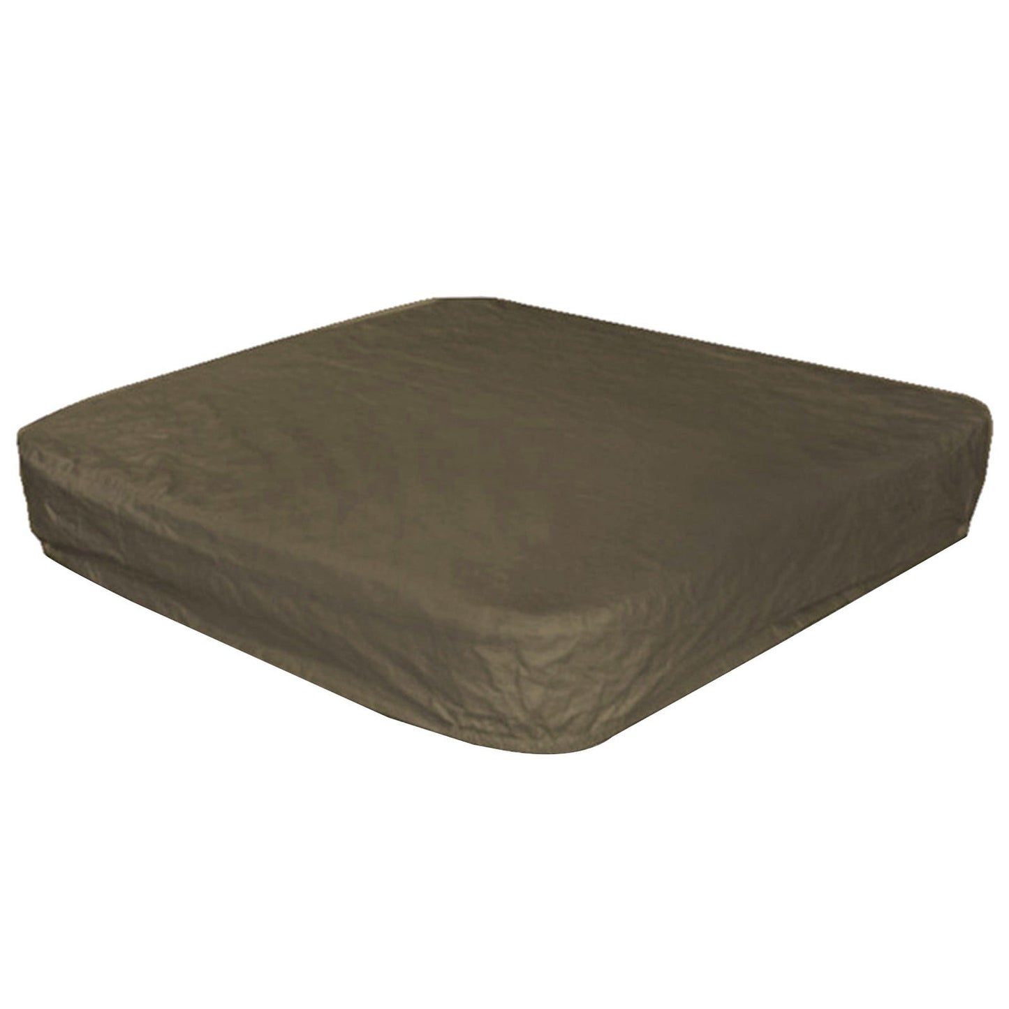 Square Hot Tub Cover - Outdoor Heavy Duty Protector for Patio Spas and Swimming Pools | Hard Covers For Hot Tub Waterproof Dust Cover for Hot Tubs, Jacuzzis, and Outdoor(Black -89.76x11.81") Brown