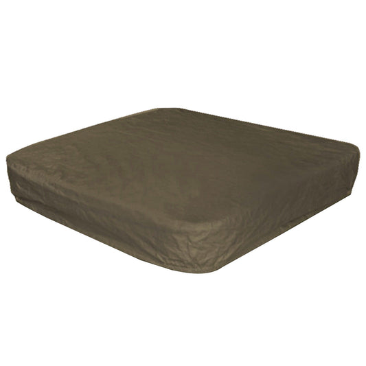 Square Hot Tub Cover - Outdoor Heavy Duty Protector for Patio Spas and Swimming Pools | Hard Covers For Hot Tub Waterproof Dust Cover for Hot Tubs, Jacuzzis, and Outdoor(Black -89.76x11.81") Brown