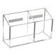 Magnetic Pen Holder, Heavy Duty 2 Slot Mesh Pencil & Marker Organizer for Desk, Extra Strong Magnets for Locker, Refrigerator, Dry Erase Board, Whiteboard Storage Solution, 7.28x2.68x4.92 5.9" x 2.0" x 3.5" Clear