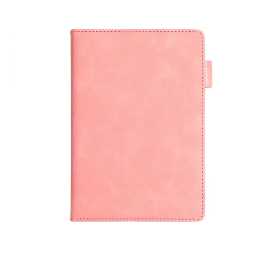 Journal Book Notebook,5.71x8.27",100 Sheets,200 Pages Blank Journal Notebook Thick Sketch Book Hardcover Leather Unlined Journaling Composition Book,Journaling Business Notebook Pink