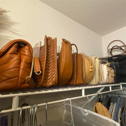 Acrylic File Sorter, Clear Handbag Holder Acrylic Desk Organizer, Sturdy Desktop Files Organizer Files Folder Holder Rack for Envelopes Mail Letter Paper Notebook Electronics, 1 Pcs, 12.6x5.9x5.12 12.6" x 5.9" x 5.12" Clear