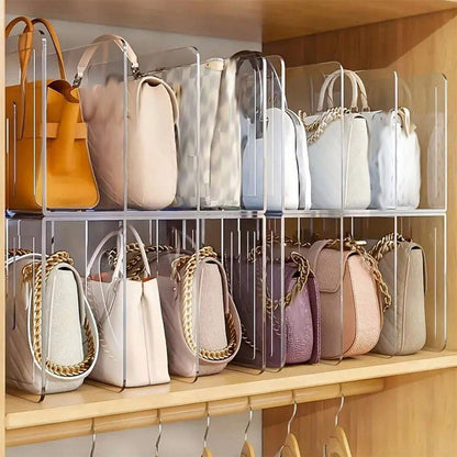 Acrylic File Sorter, Clear Handbag Holder Acrylic Desk Organizer, Sturdy Desktop Files Organizer Files Folder Holder Rack for Envelopes Mail Letter Paper Notebook Electronics, 1 Pcs, 12.6x5.9x5.12 12.6" x 5.9" x 5.12" Clear