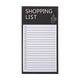 Magnetic Notepads for Fridge, Big Notepads for Shopping List,Reminders -Strong Magnetic Back- Memo Pads,Full Magnet Back Design Notepad for Shopping Lists,2.95x5.51" 50 Sheets Black