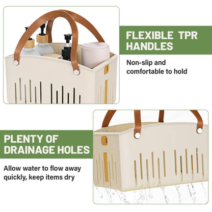 Cotton Woven Basket with PU Leather Handle, Clothes Toys Candy Gifts Cotton Rope Organizer, Living Room Basket Bathroom Shower Storage Laundry Basket, Dog Cat Bed, Fall Basket, 11.02x8.66x4.33 11.02" x 8.66" x 4.33" White