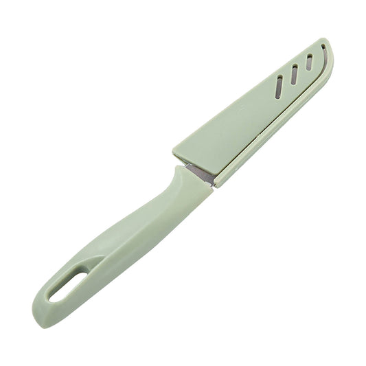 Paring Knife,1Pcs Paring Knives (1 Knives And 1 Knife Cover),4 Inch Peeling Knife,Fruit And Vegetable Knife,Ultra Sharp Kitchen Knives, Stainless Steel, Pp Plastic Handle,Kitchen Gadgets A