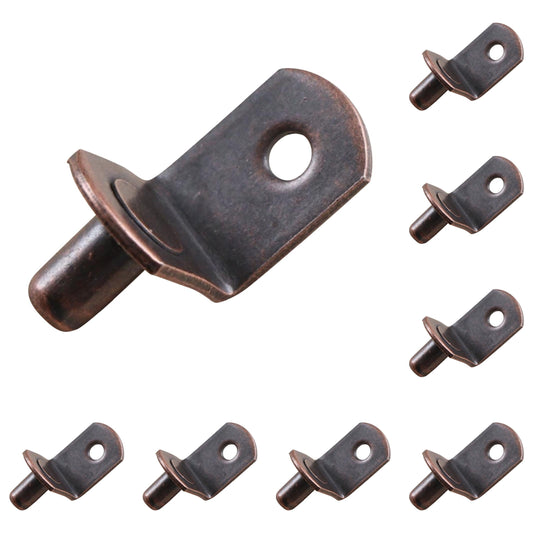 20 Pcs Shelf Support Peg,L Shaped Metal Shelf Peg With Hole,6 Mm Cabinet Shelf Bracket Peg,L-Shaped Plated Shelf Pins Holders for Bookcase Kitchen Closet Shelf Shelves Furniture Cabinet,20PCS C