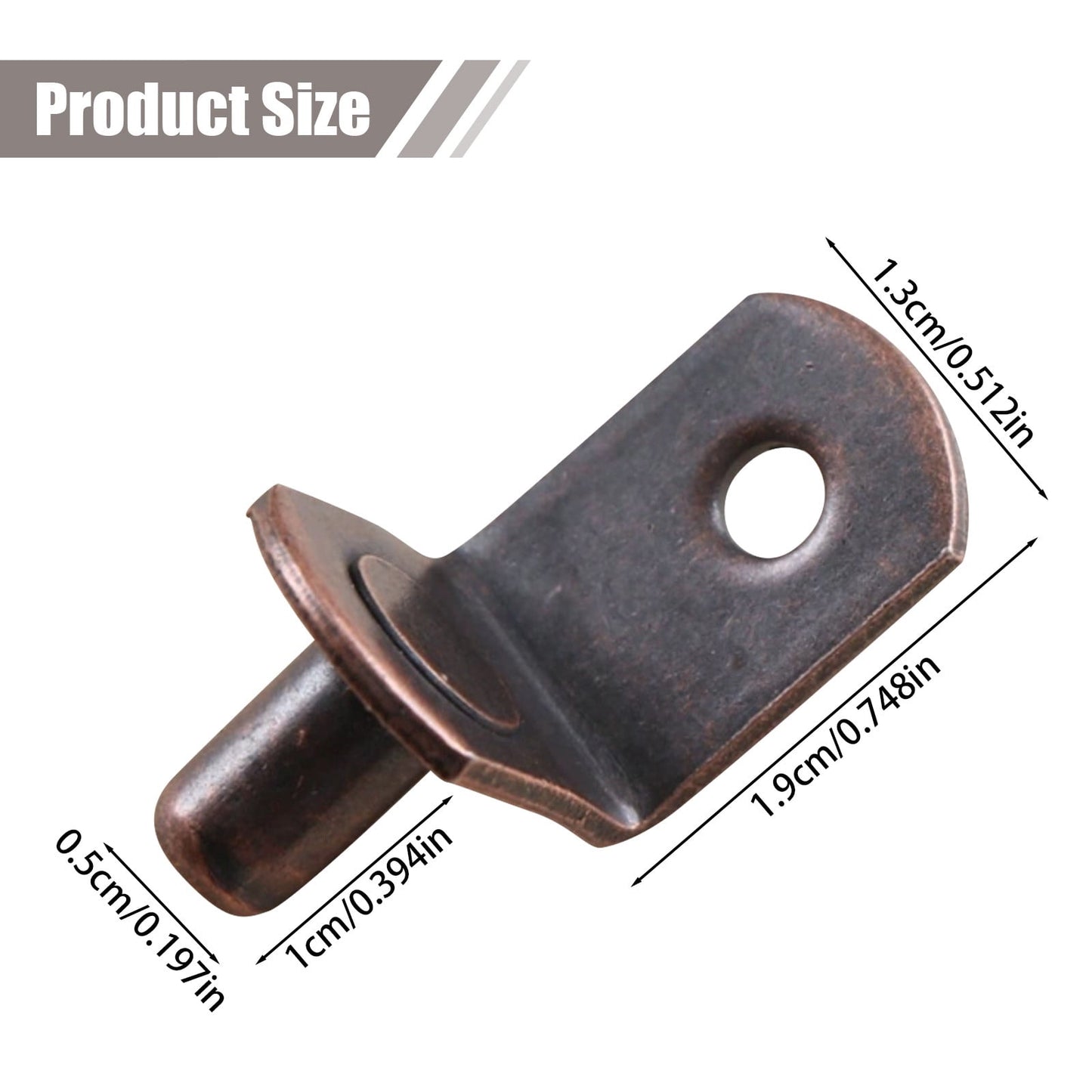 20 Pcs Shelf Support Peg,L Shaped Metal Shelf Peg With Hole,6 Mm Cabinet Shelf Bracket Peg,L-Shaped Plated Shelf Pins Holders for Bookcase Kitchen Closet Shelf Shelves Furniture Cabinet,20PCS C