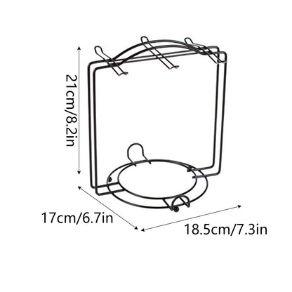 Under Cabinet Storage Mug Hooks, Under Cabinet Utensil Holder Hanger Hook, Double Sided Utensil Racks Coffee Mug Holder for Kitchen Storage, 12 Hooks, 10.03x3.15x2.75 7.3" x 6.7" x 8.2" Silver