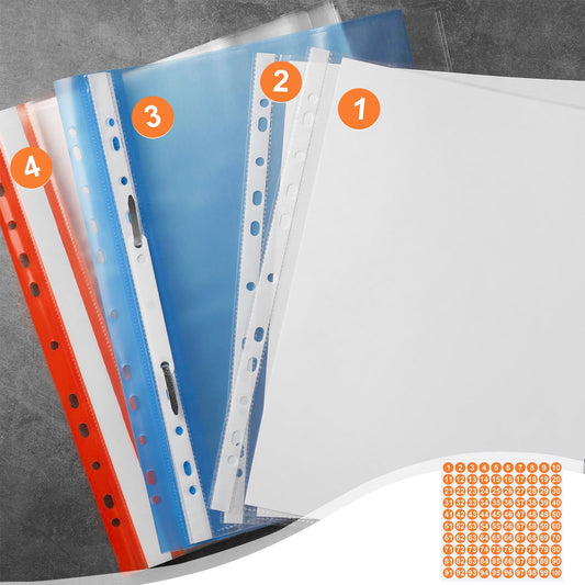 1 Inch Round Number Stickers,1-100 Multi-Color Self-Adhesive Labels for Mailbox,Scrapbook,and DIY Crafts,Easy to Peel and Stick on Various Surfaces,Durable Paper Material for Long-Lasting Use Orange