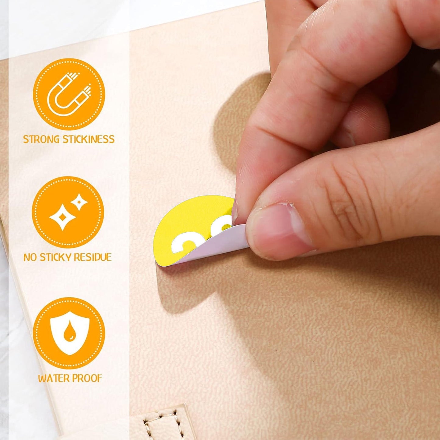 1 Inch Round Number Stickers,1-100 Multi-Color Self-Adhesive Labels for Mailbox,Scrapbook,and DIY Crafts,Easy to Peel and Stick on Various Surfaces,Durable Paper Material for Long-Lasting Use Yellow
