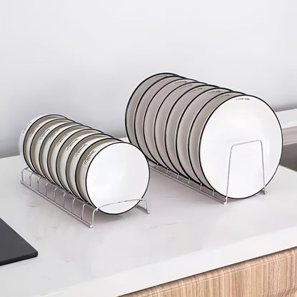 1 Pcs Lid Organizer,Pot Lid Organizer,Metal Pot Lid Holder,8-Tier Pot Lid Rack for Bakeware Dish Plate,Cutting Boards,Pots & Pans,Serving Trays,Containers in Cabinet Pantry,(A,11.61x4.72x0.9 in) A