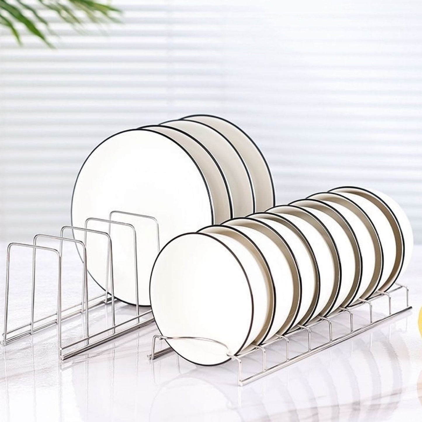 1 Pcs Lid Organizer,Pot Lid Organizer,Metal Pot Lid Holder,8-Tier Pot Lid Rack for Bakeware Dish Plate,Cutting Boards,Pots & Pans,Serving Trays,Containers in Cabinet Pantry,(A,11.61x4.72x0.9 in) A