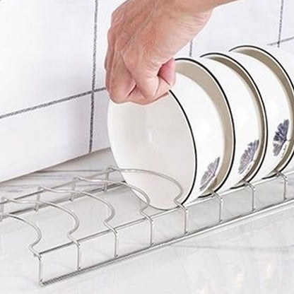 1 Pcs Lid Organizer,Pot Lid Organizer,Metal Pot Lid Holder,8-Tier Pot Lid Rack for Bakeware Dish Plate,Cutting Boards,Pots & Pans,Serving Trays,Containers in Cabinet Pantry,(A,11.61x4.72x0.9 in) B