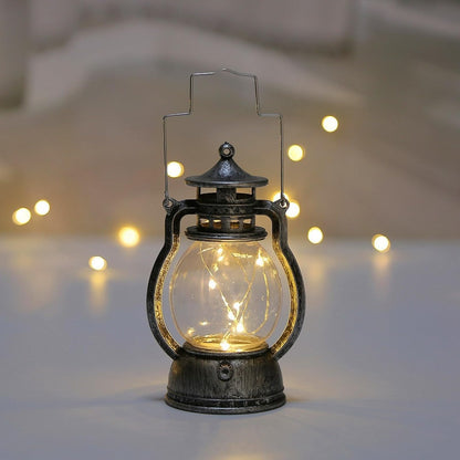 Battery operated candles - LED candles - candles - Hangable - Retro decorations - Christmas candles - LED candles with moving flame - Rituals products - candle holder - rechargeable candles - moving battery candles - Antique silver