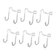 Door Hook - Coat Rack - Door Hanger - Towel Hook - Bathroom Accessories - Kitchen Accessories - Clothes Hook - Hanging Hooks - Door Coat Rack - Stainless Steel Hooks - No Drilling - Stainless Steel - 6 Pieces
