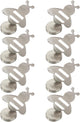 Tablecloth clips - Tablecloth weights - Magnetic clips - Tablecloth holder - Garden accessories - Picnic accessories - Windstopper tablecloth - Table accessories - Outdoor dining - Magnetic weight - Bee design - Silver - 8 pieces