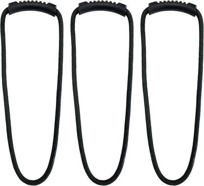 4 pieces - Cable management strap - Cable management strap - Carrying rope - Handle - Storage rope - Storage accessories - Suitable for cable storage - Tools - Water pipes - Black - 10*40cm