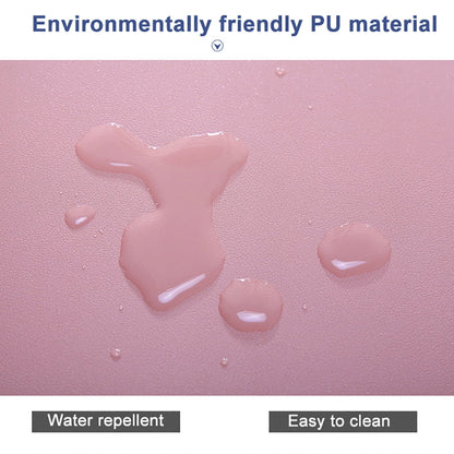 Dengjunhu Desk Pad Protector,Mouse Pad,Office Desk Mat, Non-Slip Desk Blotter, Laptop Desk Pad, Waterproof Desk Writing Pad for Office and Home Pink