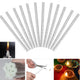 QZS 12 Pcs Replacement Torches Wicks, Long Life Fiberglass Replacement Wicks, Wicks for DIY Bottles Oil Lamp, Outside Lanterns, Garden Lights Alcohol Wick Indoor Decor (10 inch)