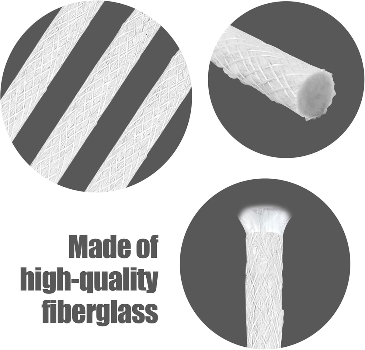 QZS 12 Pcs Replacement Torches Wicks, Long Life Fiberglass Replacement Wicks, Wicks for DIY Bottles Oil Lamp, Outside Lanterns, Garden Lights Alcohol Wick Indoor Decor (10 inch)