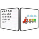 2Pcs Double-Sided Dry Erase White Board,Magnetic Small Whiteboard with Lines and Blank Surface,Portable Handheld Lapboard with Stripe,Great for Home (Random)