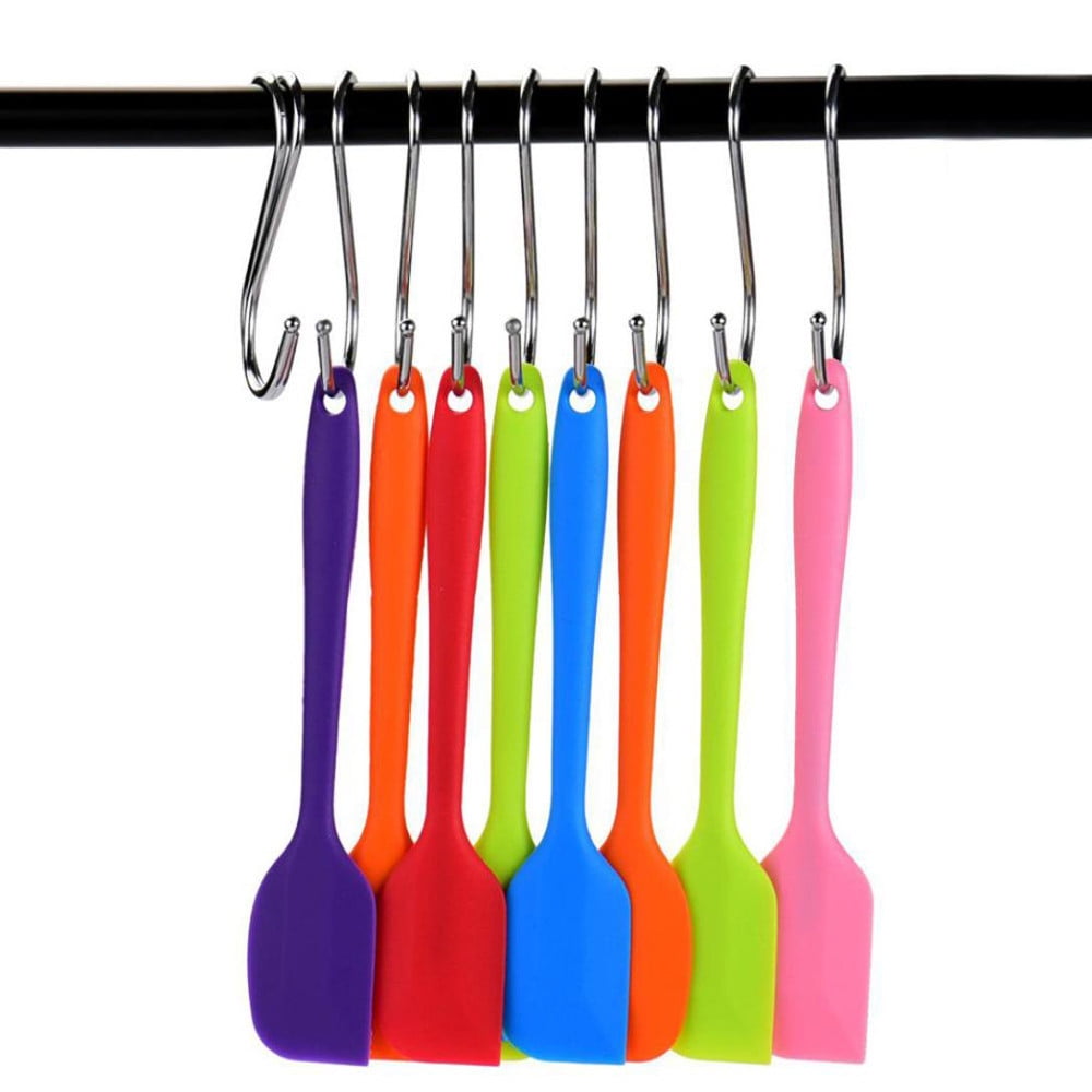 Stainless Steel S Hooks,Heavy Duty Hanging Hooks for Kitchen, Closet & Garage - Multi-Purpose Utility Hooks for Pots, Pans, Clothes, Towels & Organizers,Rust-Resistant,Space Saving Hangers Silver