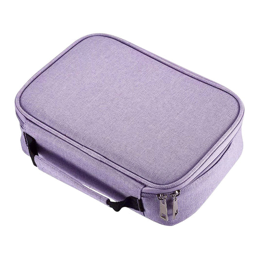 AURIGATE Big Capacity Colored Pencil Case - 300 Slots large Pen Case Organizer with Multilayer Holder for Prismacolor Colored Pencils & Gel Pen Purple