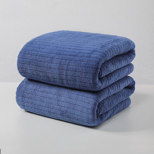 Microfiber Hair Towel Wrap - Quick Dry Curly Hair Wraps for Women Wet Hair, Microfiber Towel for Hair, Hair Drying Towel Wrap, Hair Towels for Women, Hair Turban for Wet Hair (29 ×14 Inch) 4 pc Blue