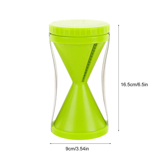 Spiralizer, Stainless Steel Vegetable Cutter for Large or Small Veggie Spaghetti Zucchini Carrot Pasta Noodle Maker Green