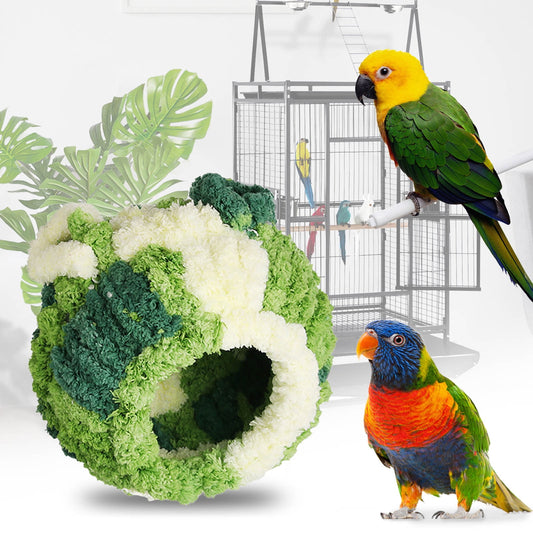 Bird Nest, Conure Breeding House Lovebird Bed for Conure, Lovebird, Canary, Finch, Coneshape Birds, Hamster, Small Pets C